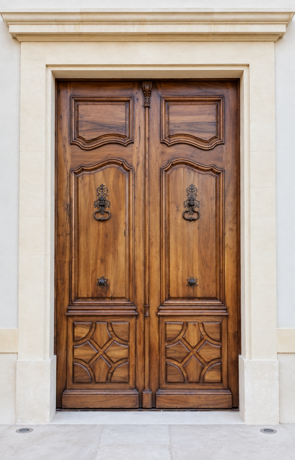 Porte d'entrée de style LOUIS XV